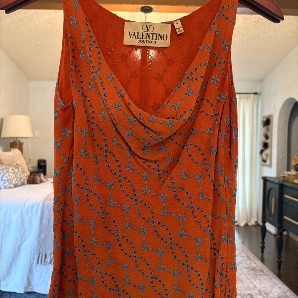Vintage Valentino Boutique 1980’s-90’s Made in Italy -Sleeveless blouse